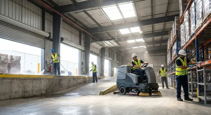 Winter Warehouse cleaning services Calgary