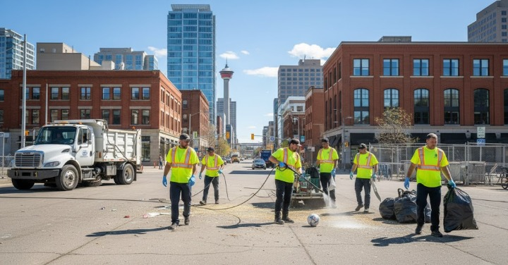 Post Stampede cleaning Calgary